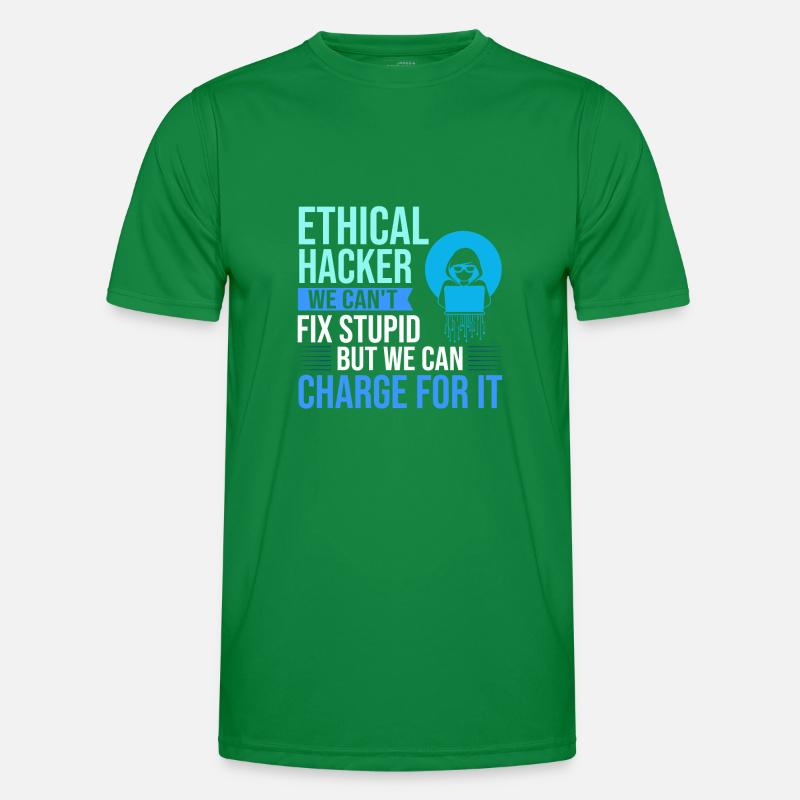 Ethical Hacker Sicherheit Computer Hacking Männer Funktions-T-Shirt