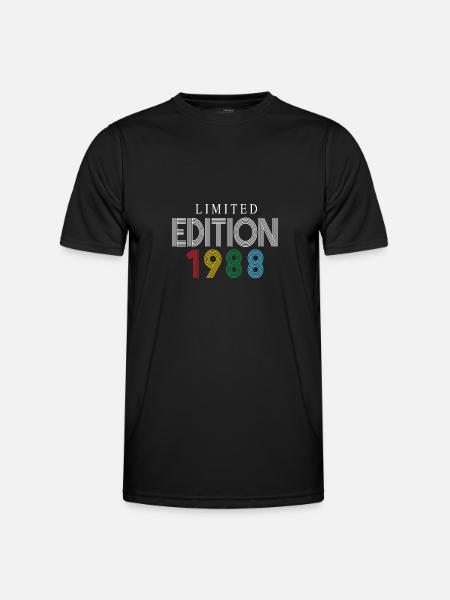 Édition limitée 1988 - T-shirt sport Homme - noir