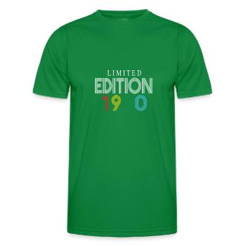Limited Edition 1950 - Men's Functional T-Shirt - kelly green - Front - AI Model Male 178 dark (178cm)