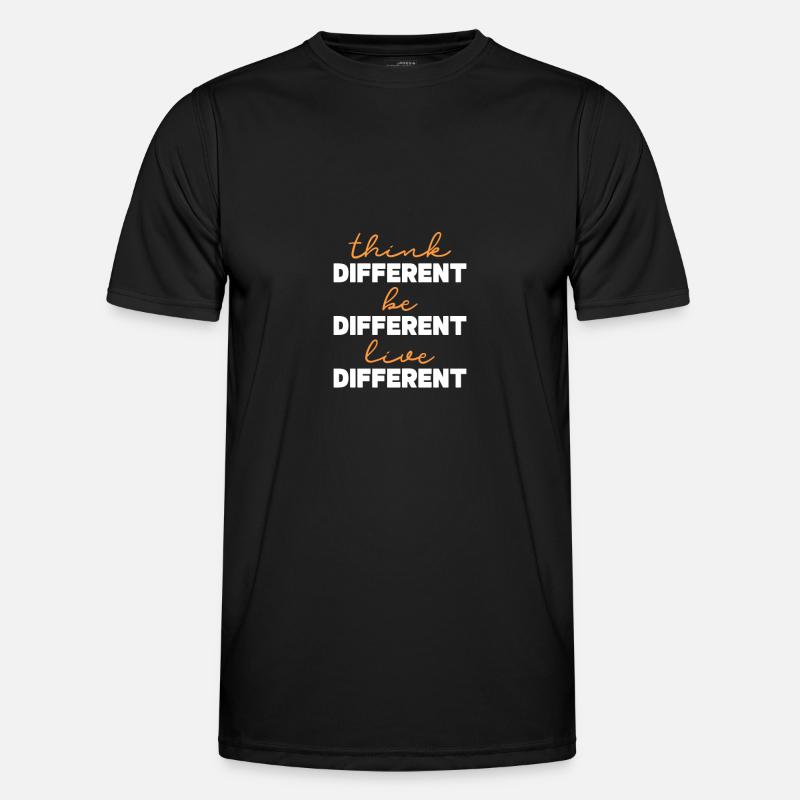 Motivation - Männer Funktions-T-Shirt - Schwarz