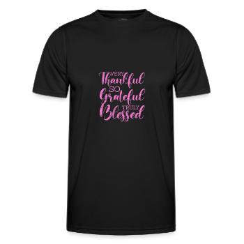 Motivation Motivieren Karriere Spruch Geschenk - Männer Funktions-T-Shirt - Schwarz - Vorne - AI Model Male 178 dark (178cm)