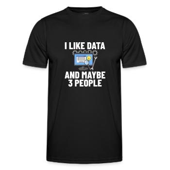 Développeur de logiciels de développement de logiciels - T-shirt sport Homme - noir - Devant - AI Model Male 178 dark (178cm)