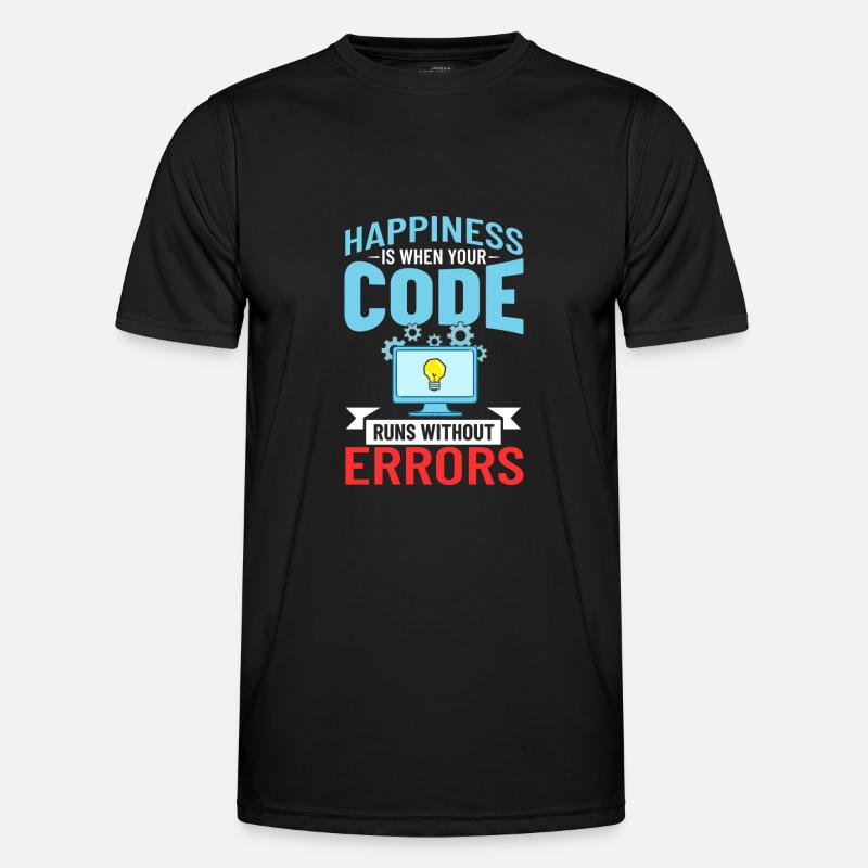 Software Entwicklung Softwareentwickler Entwickler - Männer Funktions-T-Shirt - Schwarz