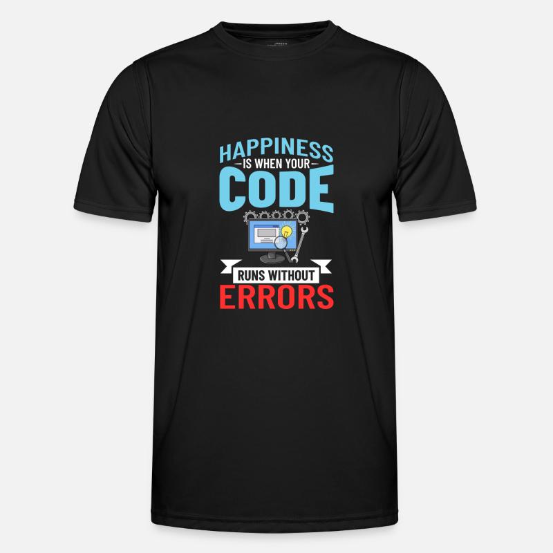 Software Entwicklung Softwareentwickler Entwickler - Männer Funktions-T-Shirt - Schwarz