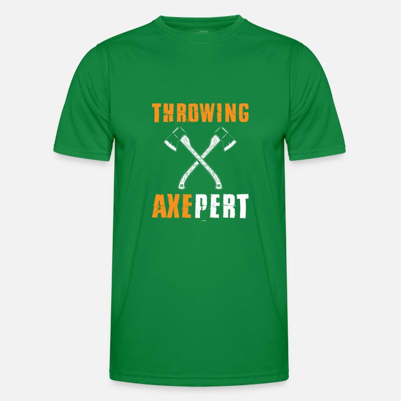 Throwing Axepert - Axe Throwing Männer Funktions-T-Shirt