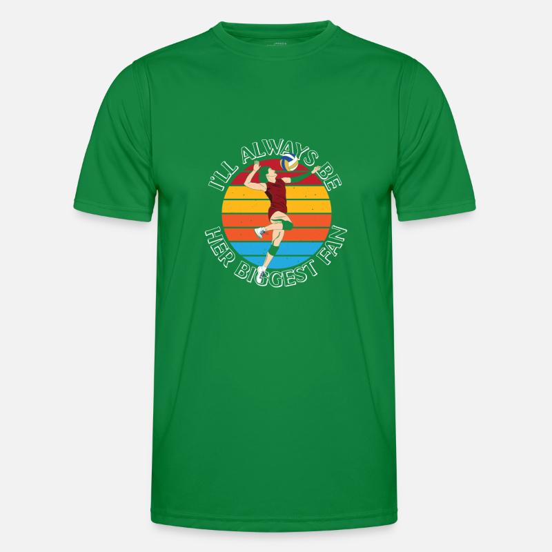 Volleyball Player Team Retro Men's Functional T-Shirt