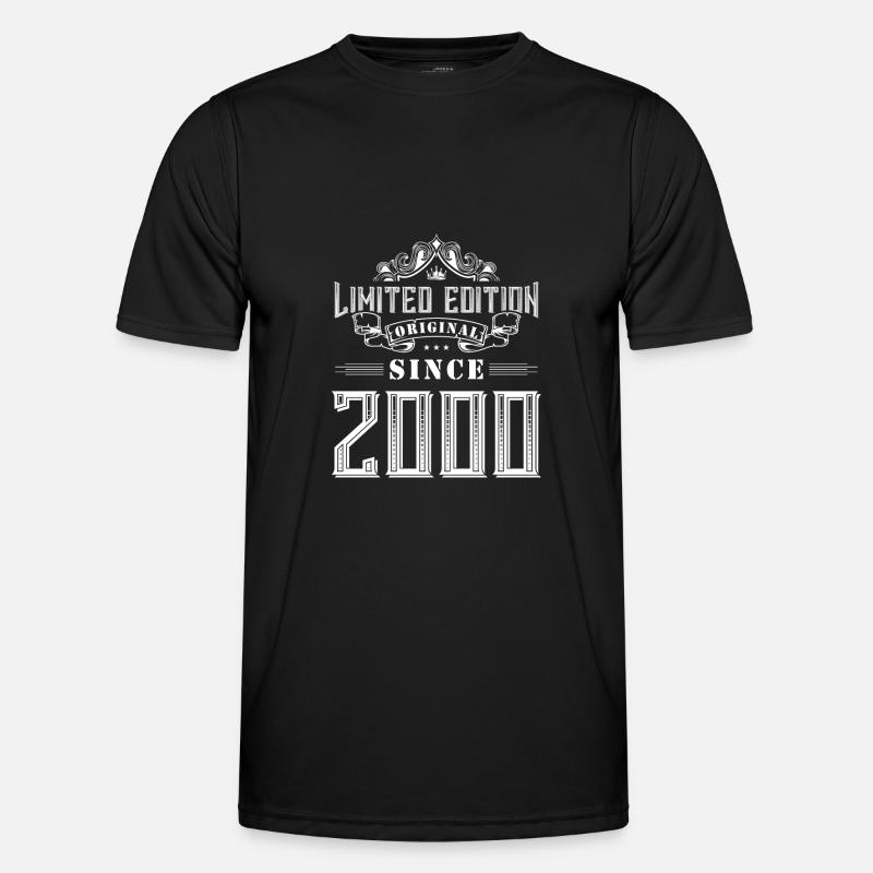 2000 limited edition - Men's Functional T-Shirt - black