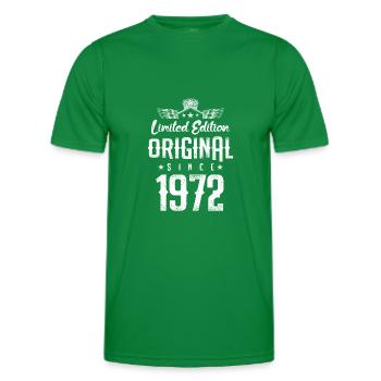 1972 limited edition - Men's Functional T-Shirt - kelly green - Front - AI Model Male 178 dark (178cm)