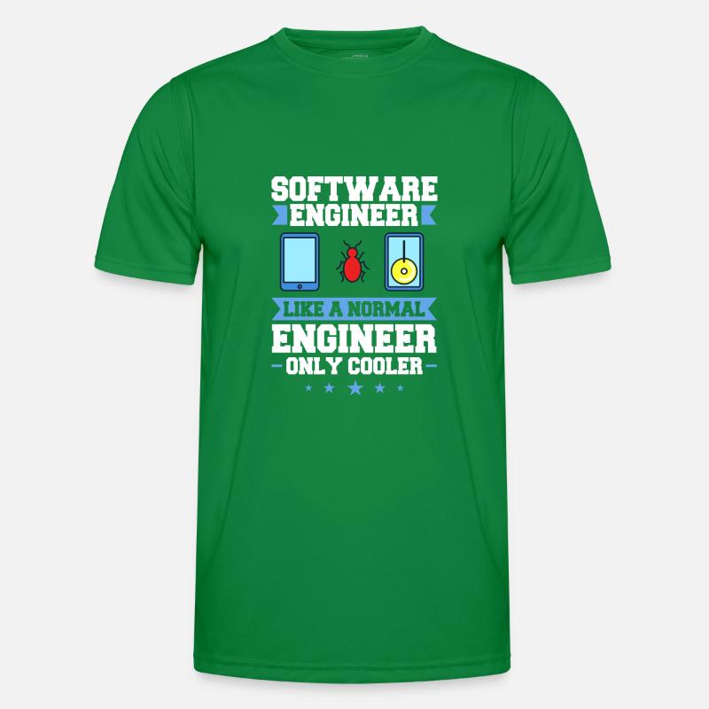 Software Engineering Softwaretechnik Ingenieur Männer Funktions-T-Shirt