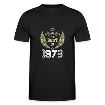 1973 best of - Männer Funktions-T-Shirt - Schwarz - Vorne - AI Model Male 178 dark (178cm)