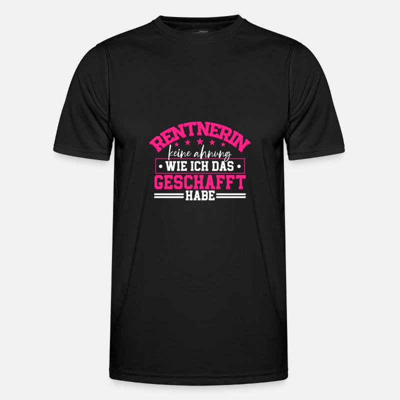Rentnerin Männer Funktions-T-Shirt