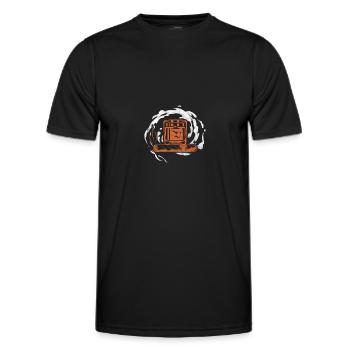 Cigar Whiskey - Men's Functional T-Shirt - black - Front - AI Model Male 178 dark (178cm)
