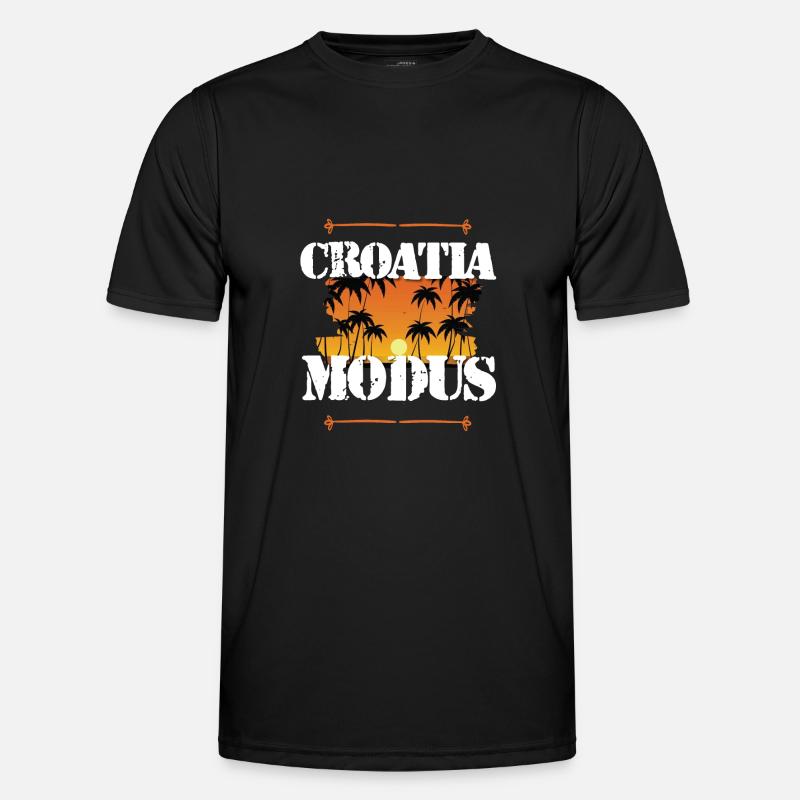 Croatia Modus Männer Funktions-T-Shirt