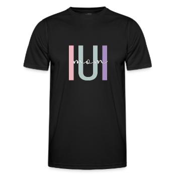 Stolze IUI Mama IUI Intrauterine Insemination Mama - Männer Funktions-T-Shirt - Schwarz - Vorne - AI Model Male 178 dark (178cm)