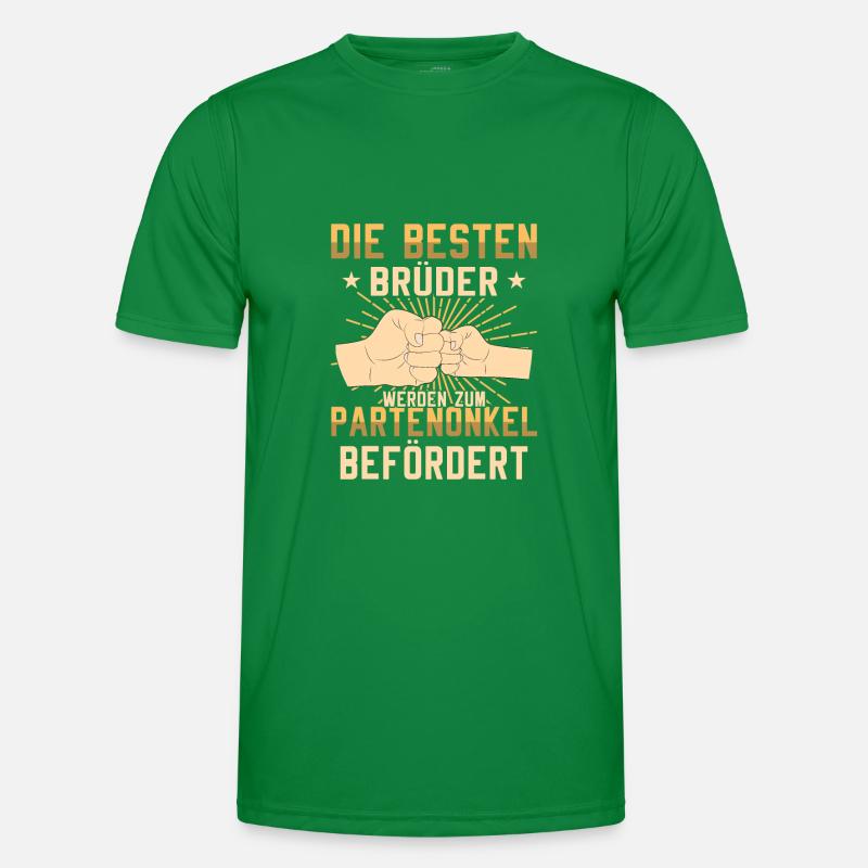 Die Besten Brüder werden Patenonkel Taufpate Männer Funktions-T-Shirt