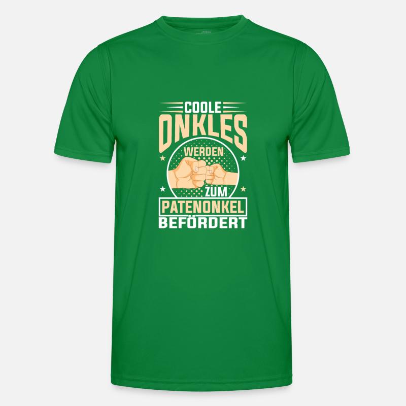 Coole Onkels werden Patenonkel Taufpate Männer Funktions-T-Shirt