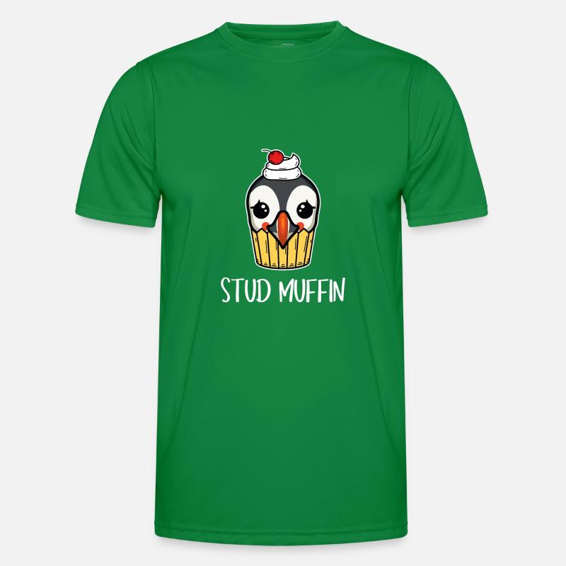 Stud Muffin Puffin Puffin Pun Men's Functional T-Shirt