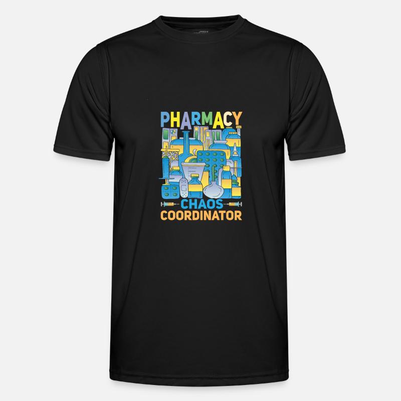 Pharmacy Chaos Coordinator Funny Pharmacist Männer Funktions-T-Shirt