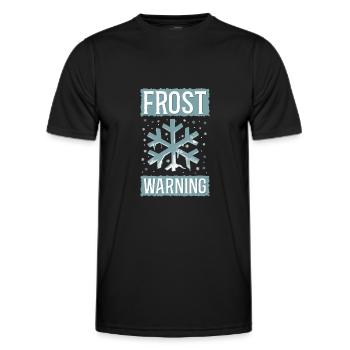 Météorologue Prévisions météorologiques - T-shirt sport Homme - noir - Devant - AI Model Male 178 dark (178cm)
