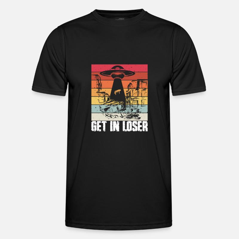 Get in Loser - Männer Funktions-T-Shirt - Schwarz