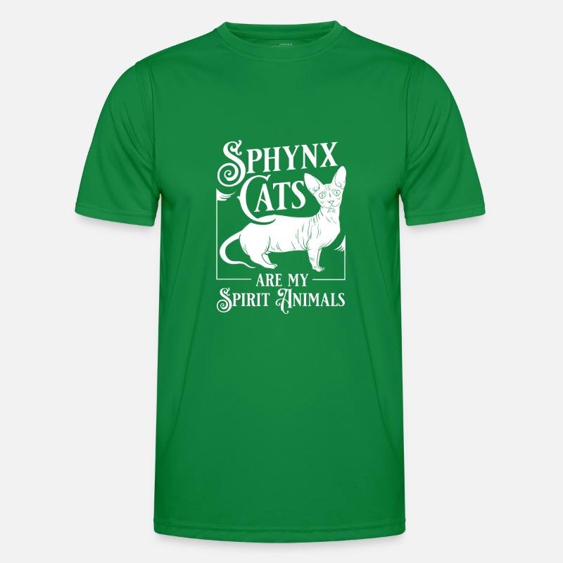 Sphynx Chat Sphinx Chaton sans poils Egypte T-shirt sport Homme