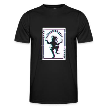 JOKER Karte Spielkarten Joker Kostüm Karte Karneva - Männer Funktions-T-Shirt - Schwarz - Vorne - AI Model Male 178 dark (178cm)