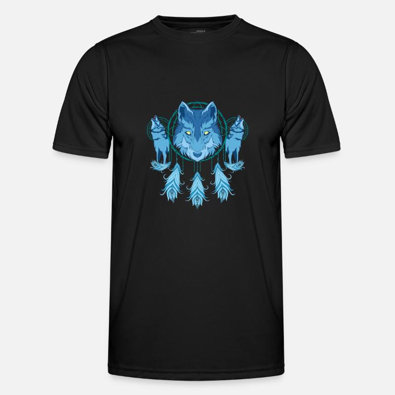 Attrape-rêves Wolf T-shirt sport Homme