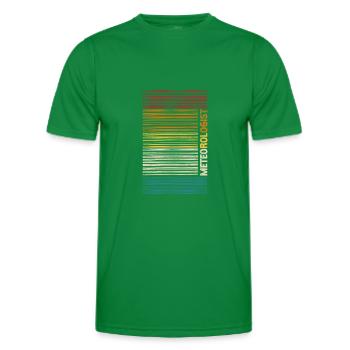 Météorologue Prévisions météorologiques - T-shirt sport Homme - vert - Devant - AI Model Male 178 dark (178cm)