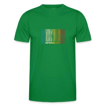 Météorologue Prévisions météorologiques - T-shirt sport Homme - vert - Devant - AI Model Male 178 dark (178cm)