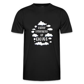 Meteorologist Weather Forecast - Men's Functional T-Shirt - black - Front - AI Model Male 178 dark (178cm)