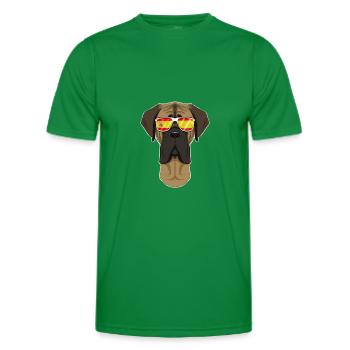 Mastiff I Spain Sunglasses I Spanish Flag - Männer Funktions-T-Shirt - Kelly Green - Vorne - AI Model Male 178 dark (178cm)