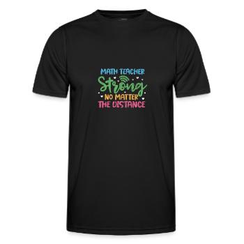 Mathematik - Männer Funktions-T-Shirt - Schwarz - Vorne - AI Model Male 178 dark (178cm)