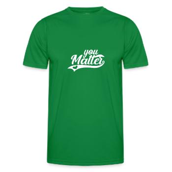 Motivation - T-shirt sport Homme - vert - Devant - AI Model Male 178 dark (178cm)