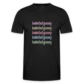 Grammy Grandma Par Basketteur Basketball Grammy - T-shirt sport Homme - noir - Devant - AI Model Male 178 dark (178cm)