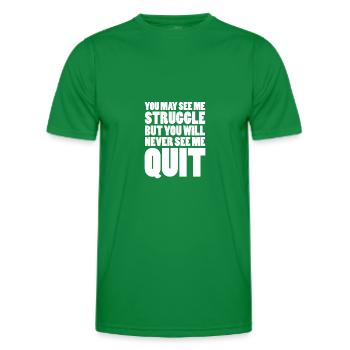 Motivation - T-shirt sport Homme - vert - Devant - AI Model Male 178 dark (178cm)