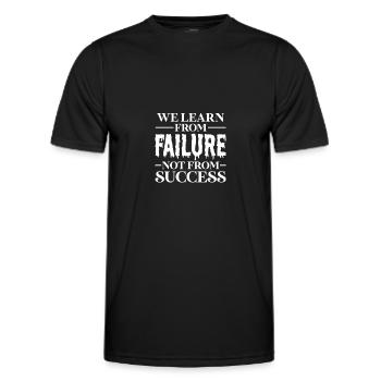 Motivation - Men's Functional T-Shirt - black - Front - AI Model Male 178 dark (178cm)