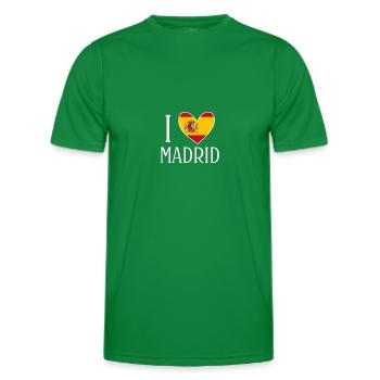 Madrid - T-shirt sport Homme - vert - Devant - AI Model Male 178 dark (178cm)