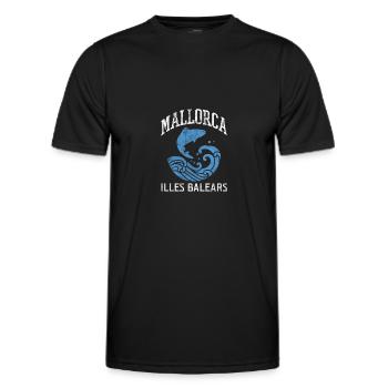 Spain Spanish Mallorca Spanish Holiday Gift - Men's Functional T-Shirt - black - Front - AI Model Male 178 dark (178cm)