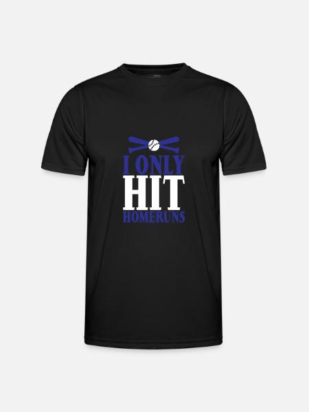 I Only Hit Homeruns 3 - Men's Functional T-Shirt - black