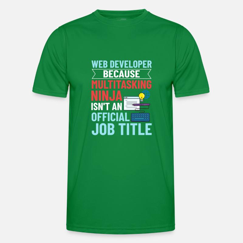 Développeur Web Developer Manager de développement Web T-shirt sport Homme