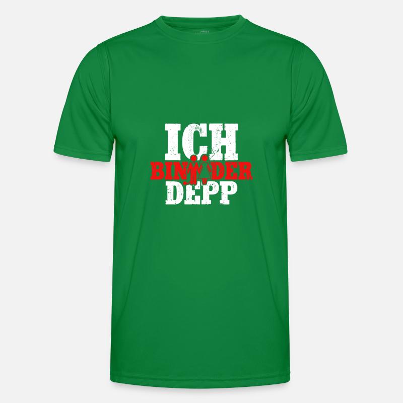 Ich bin der Depp Bräutigam Männer Funktions-T-Shirt