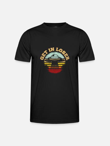 Get in Loser - Männer Funktions-T-Shirt - Schwarz