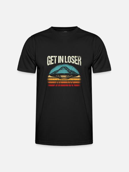 Get in Loser - Männer Funktions-T-Shirt - Schwarz