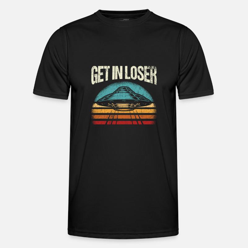 Get in Loser - Männer Funktions-T-Shirt - Schwarz