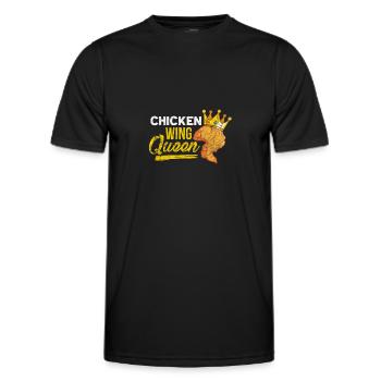 Chicken - Men's Functional T-Shirt - black - Front - AI Model Male 178 dark (178cm)