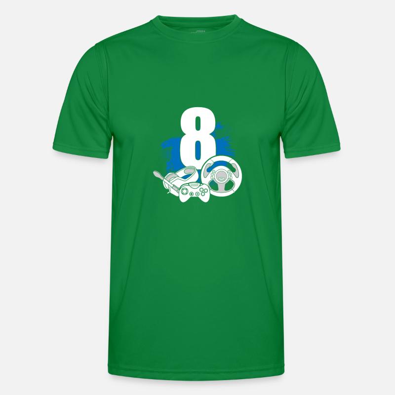 Gaming Controller 8 Years Old Video Gamer Männer Funktions-T-Shirt
