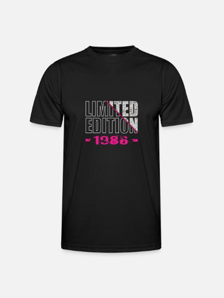 Édition limitée 1986 - T-shirt sport Homme - noir