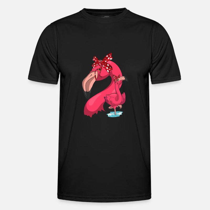 Flamant rose T-shirt sport Homme