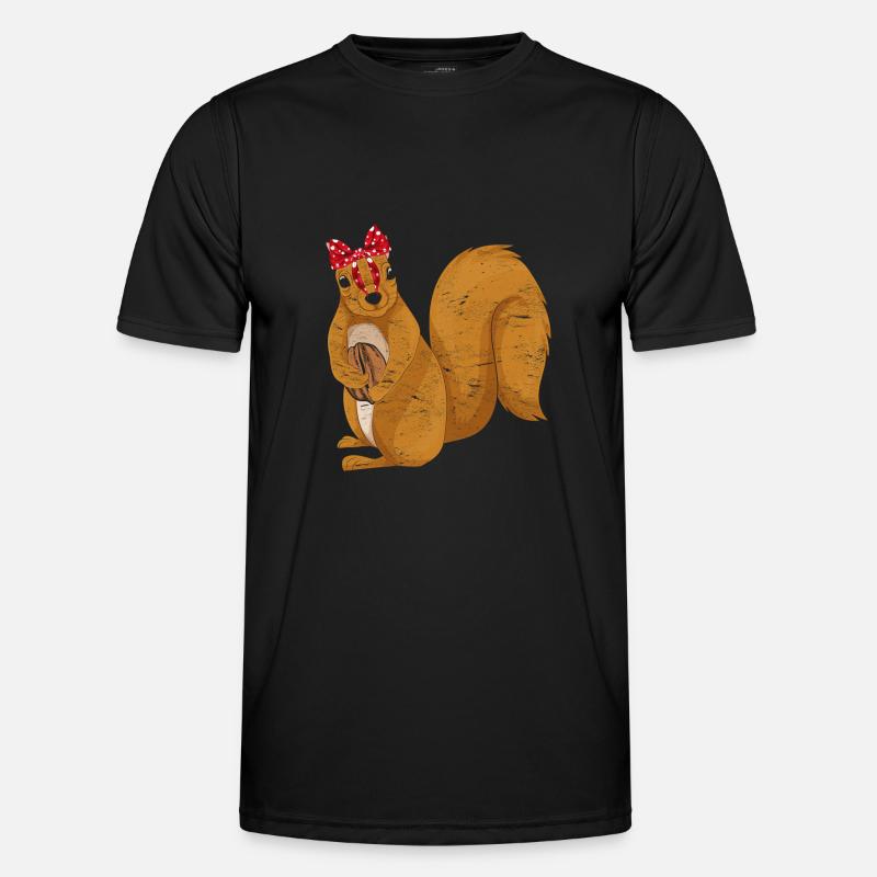 Squirrel - Men's Functional T-Shirt - black