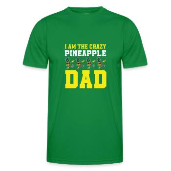 Ananas Papa - Männer Funktions-T-Shirt - Kelly Green - Vorne - AI Model Male 178 dark (178cm)
